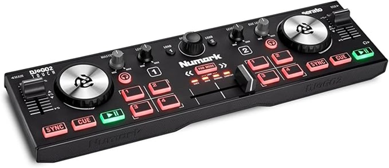 portable dj controller with serato