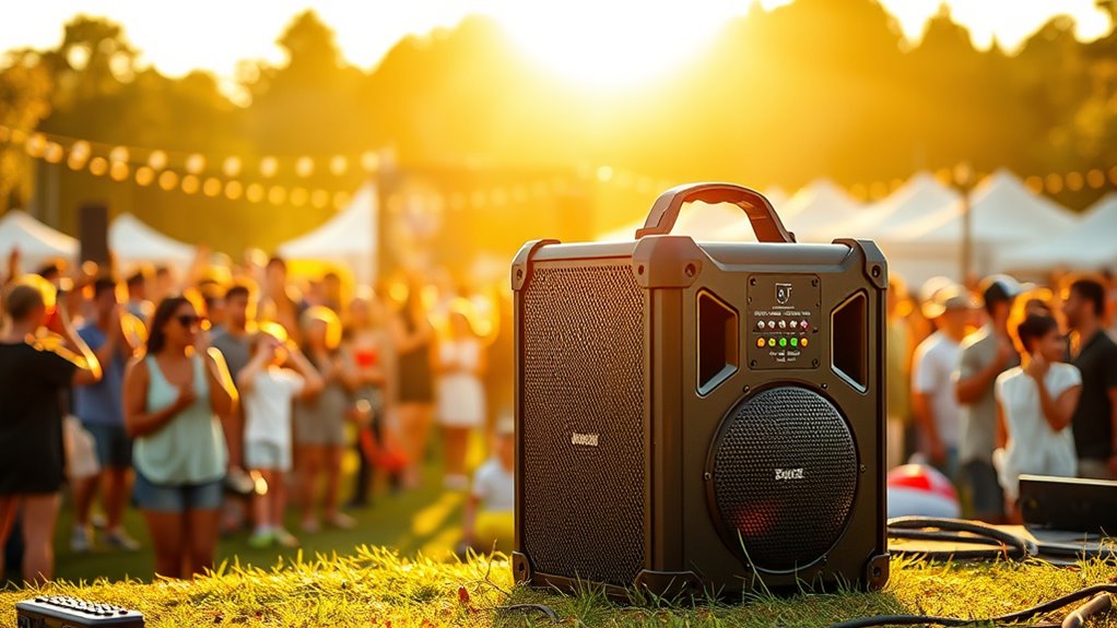 portable festival sound systems