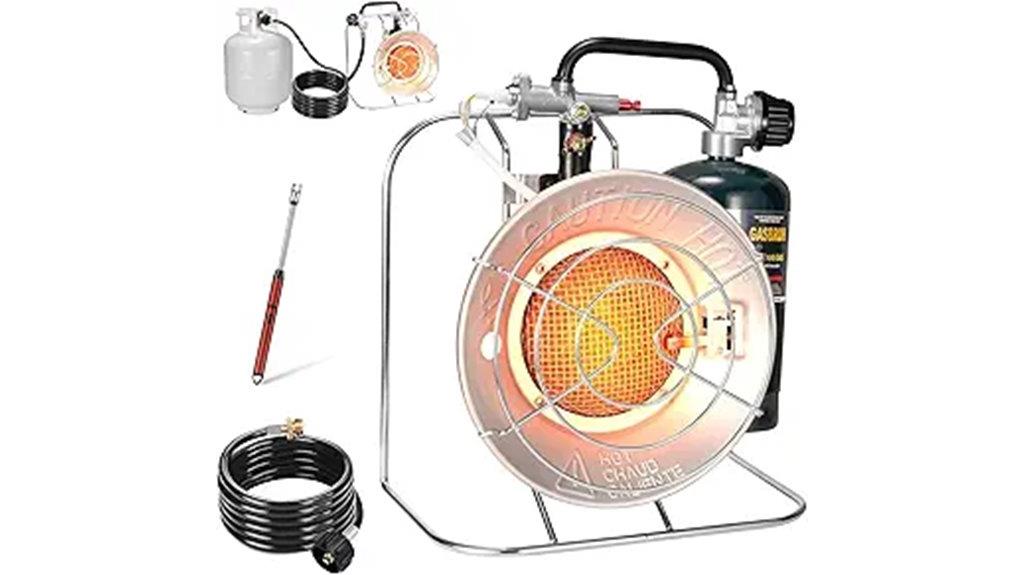 portable patio heater kit
