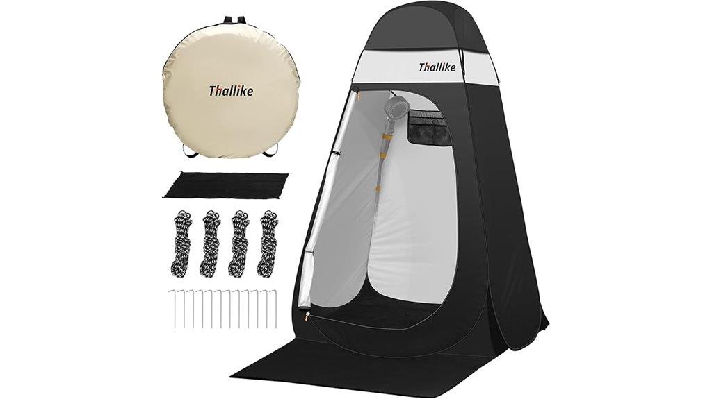 portable privacy shower tent