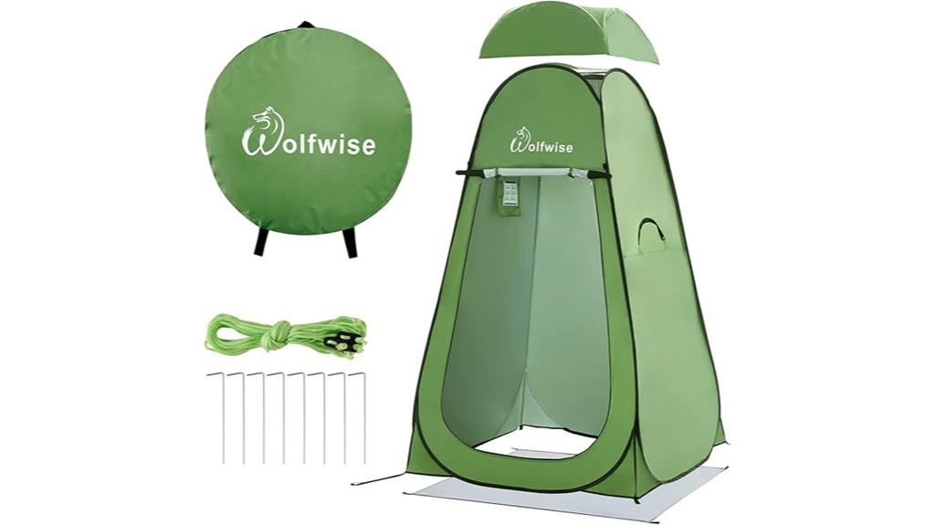 portable privacy shower tent