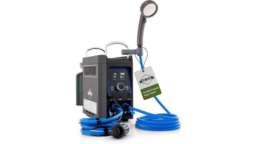 portable propane shower