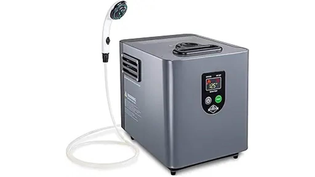 portable propane shower