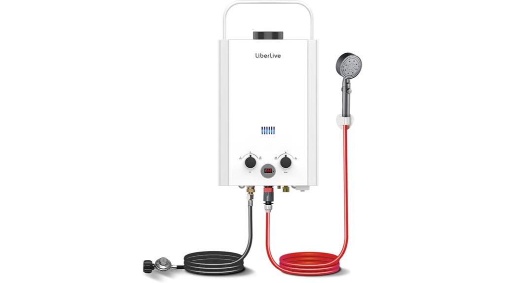 portable propane tankless heater