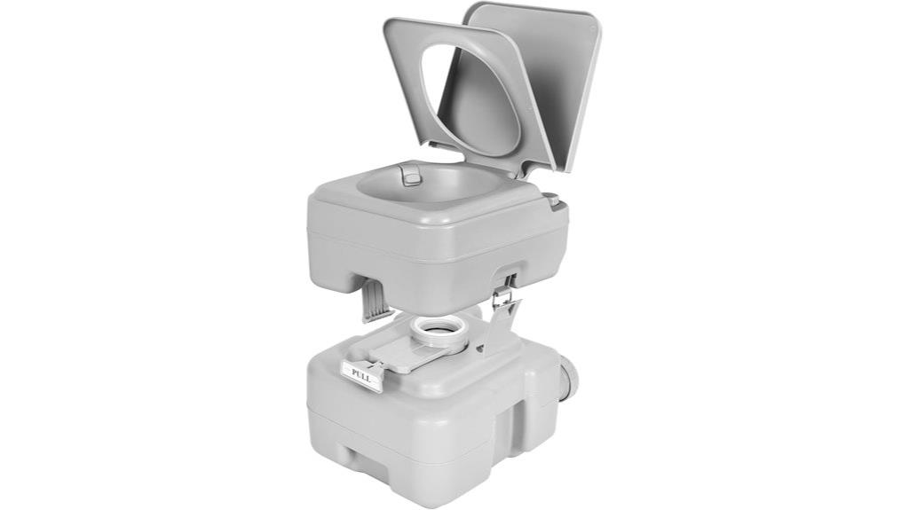 portable rv toilet with detachable tank