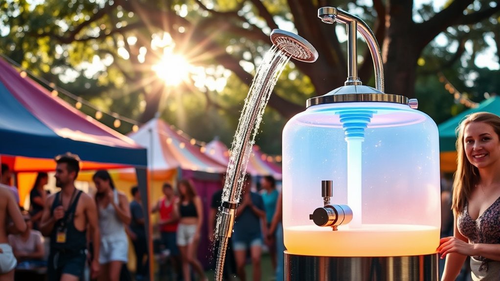 portable shower pump reviews