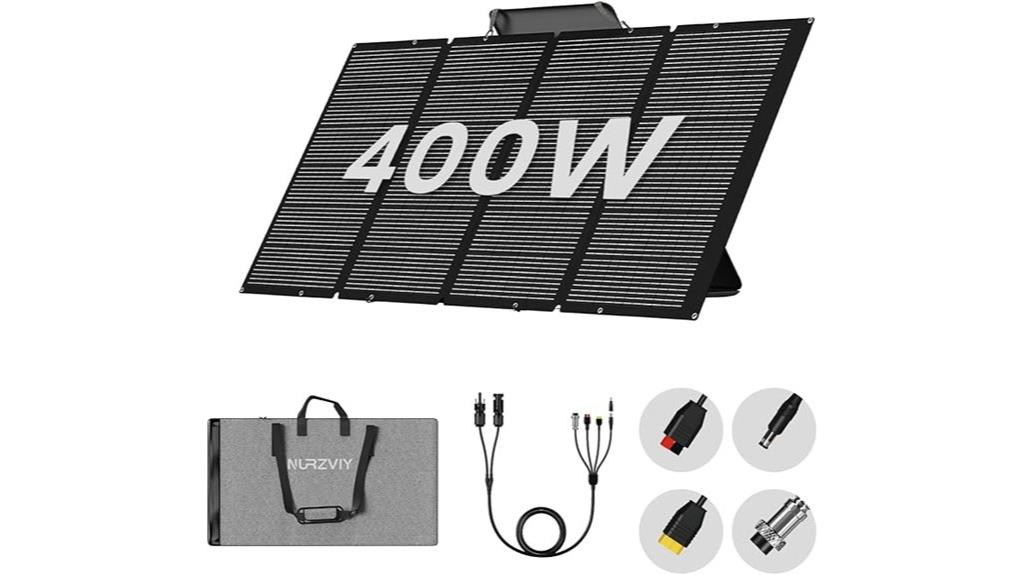 portable solar panel stand
