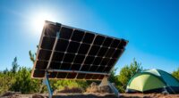 portable temporary solar mounts
