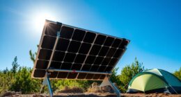portable temporary solar mounts