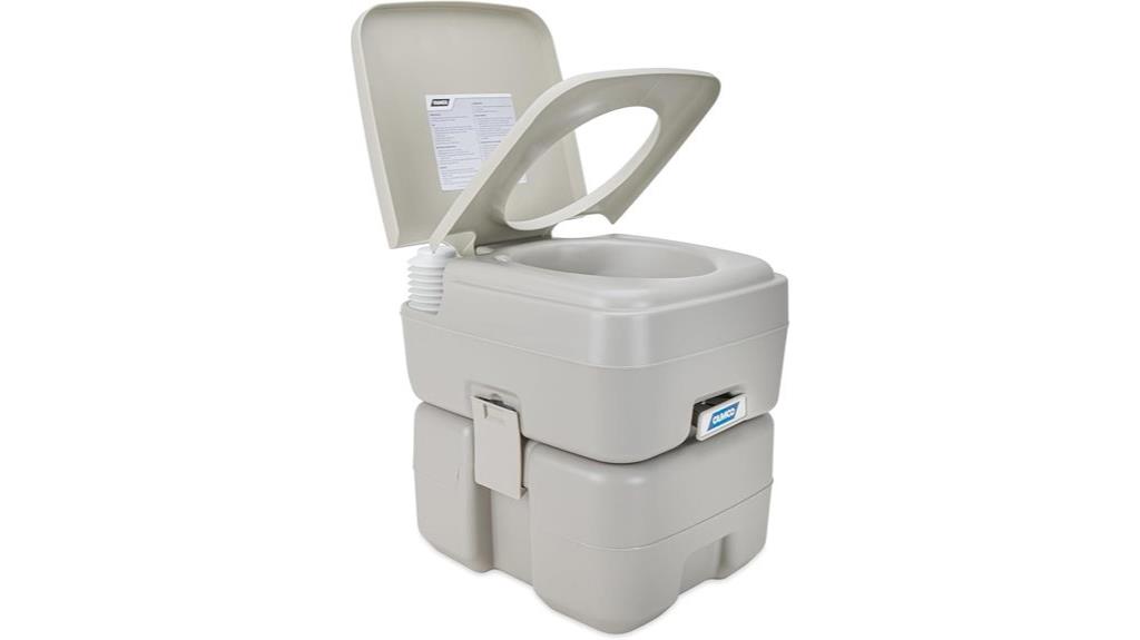 portable toilet with handle