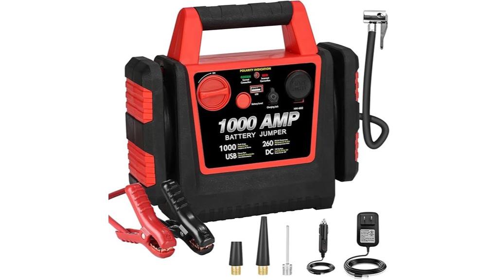 powerful 12v car jump starter