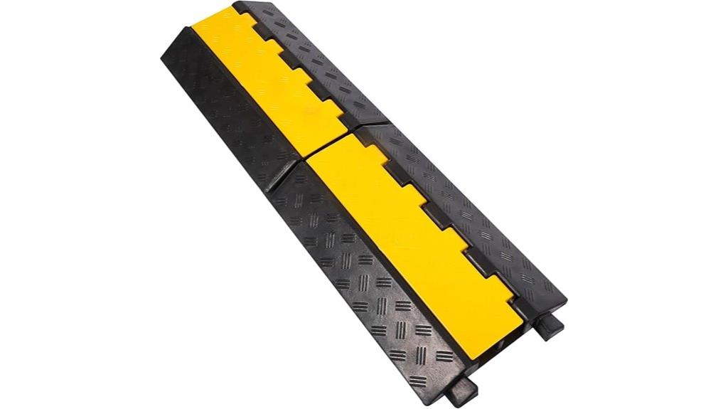 protective rubber cable ramp