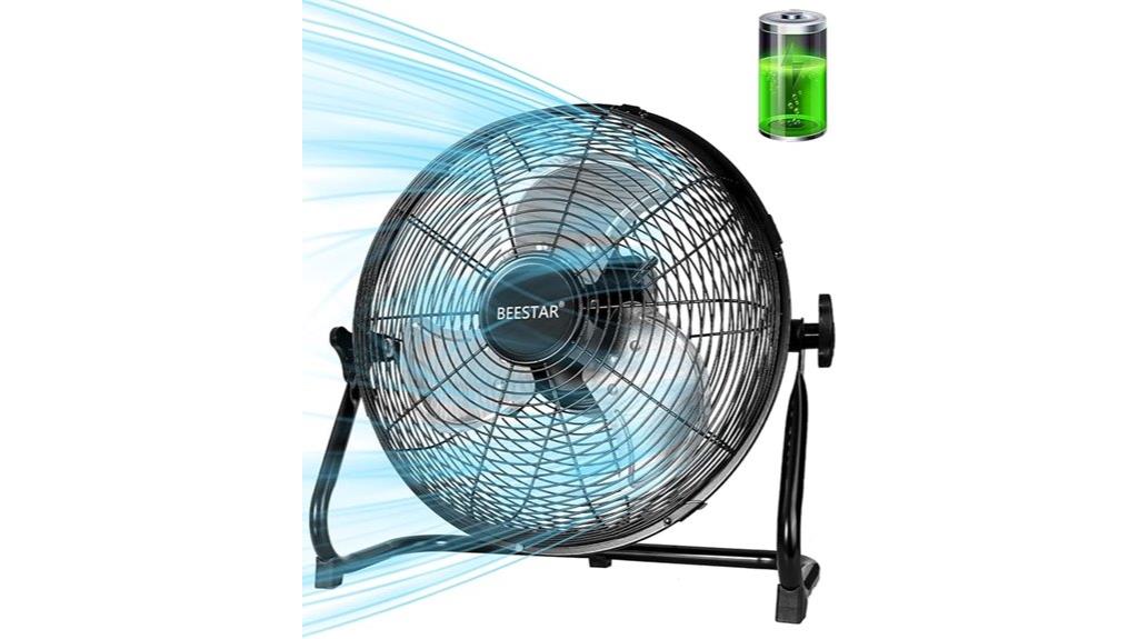 rechargeable battery fan