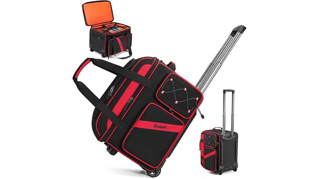 rolling dj cable bag