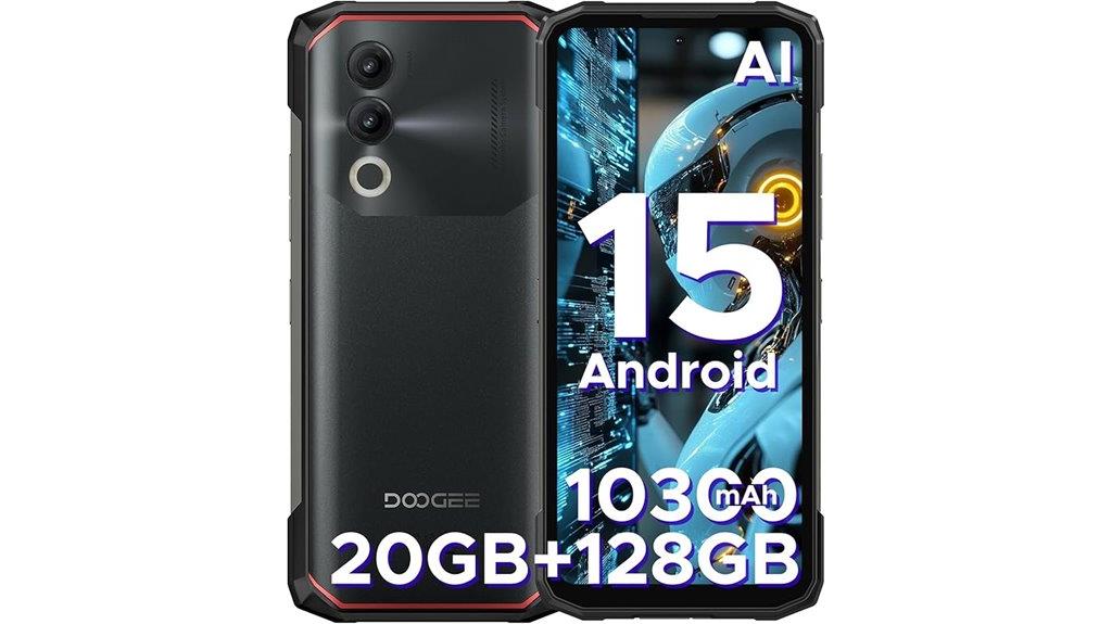 rugged smartphone 20gb ram