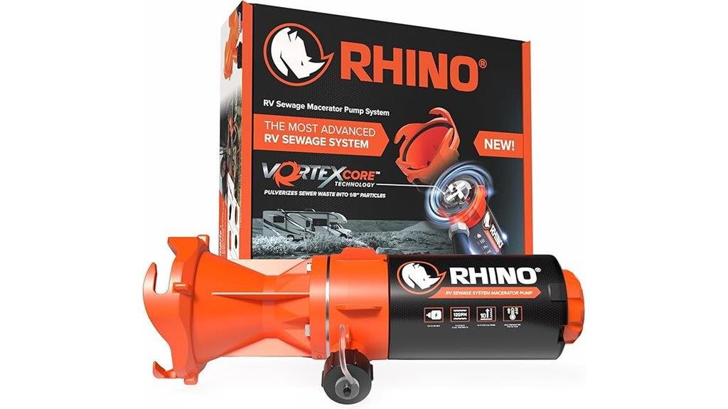 rv sewer pump system