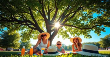 shade sunscreen timing
