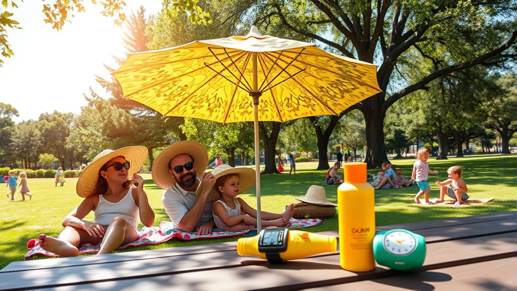 shade sunscreen timing protection