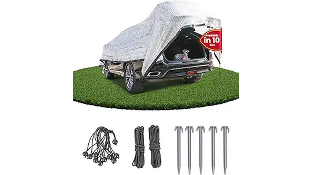 silver reflective shade cloth