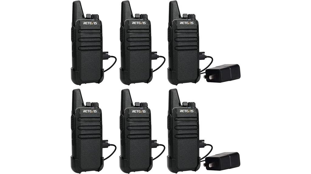 six pack adult walkie talkies