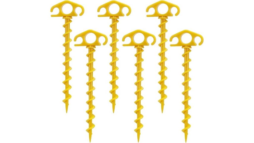 six pack tent stakes