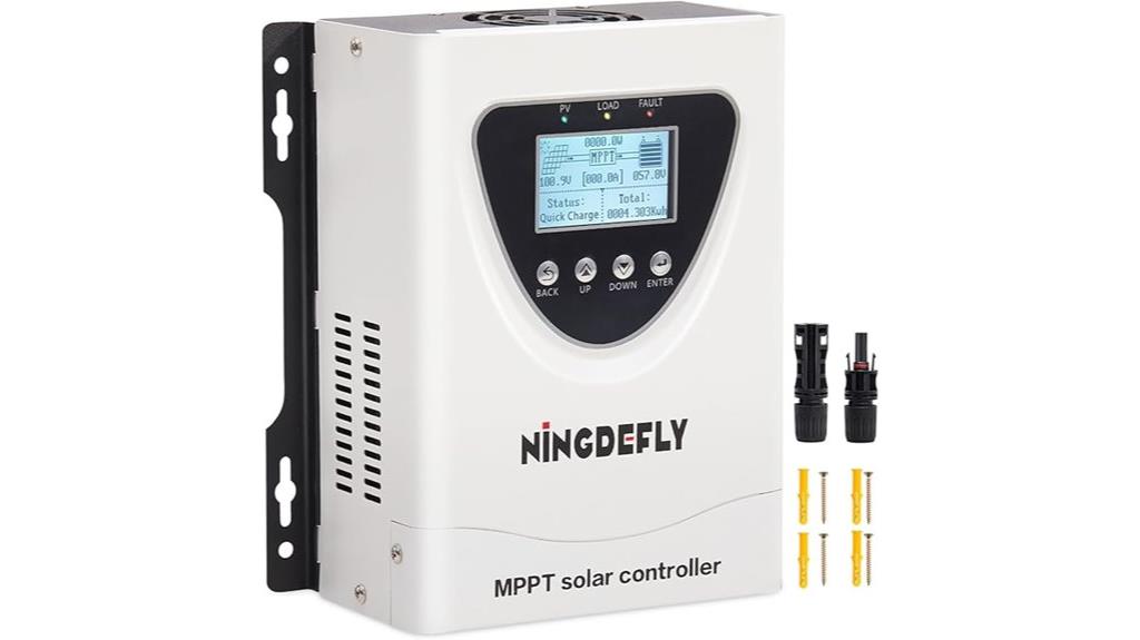 solar charge controller lcd