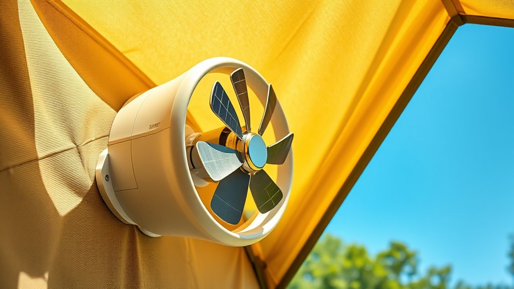 solar panel fan considerations