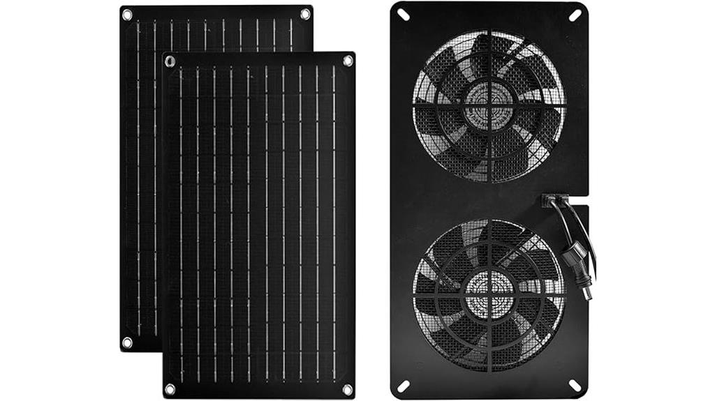 solar powered chicken coop fan