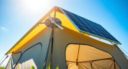 solar powered tent ventilation