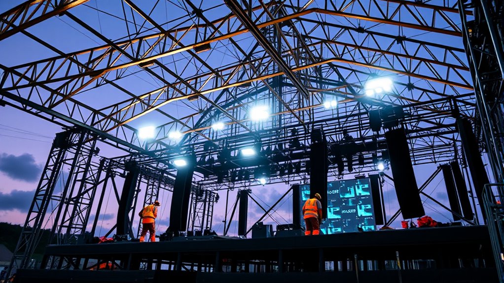 stage construction from design