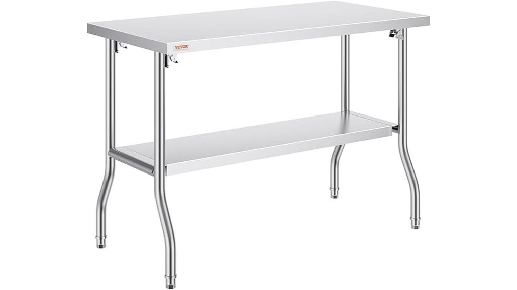 stainless steel work table