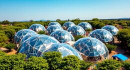 stylish durable geodesic tents