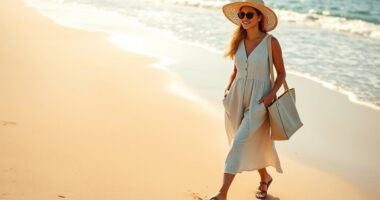 stylish yet practical beachwear