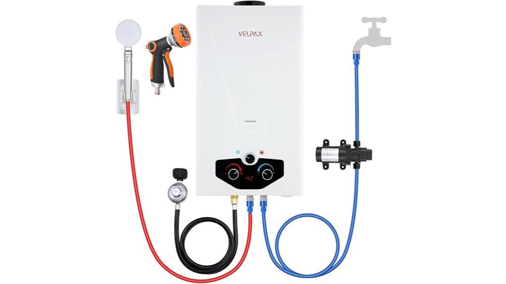 tankless propane water heater