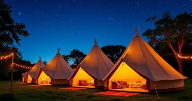 top festival glamping tents