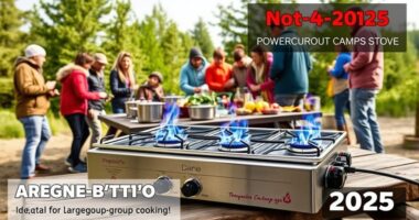 top group camping stove options