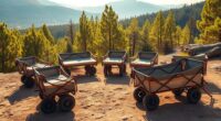 top heavy duty camp wagons