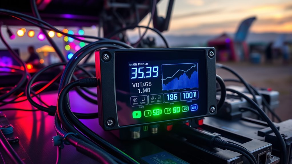 top off grid battery monitors
