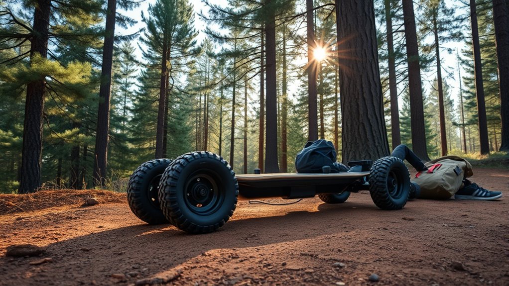 top off road electric skateboards