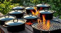 top outdoor cast iron sets