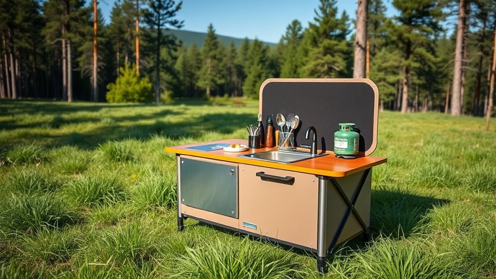 top portable camp kitchen sets