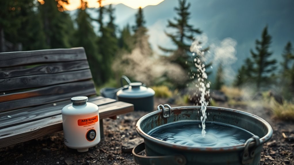 top portable camp shower heaters