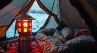 top tent heating options