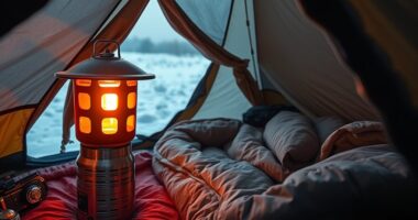 top tent heating options