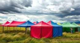 top wind resistant event tents