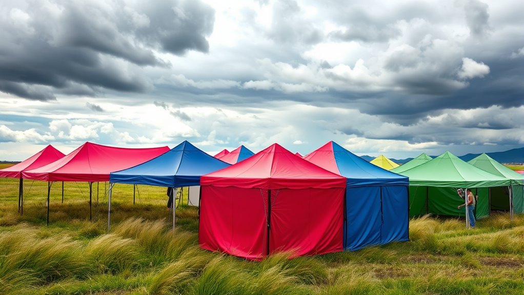 top wind resistant event tents