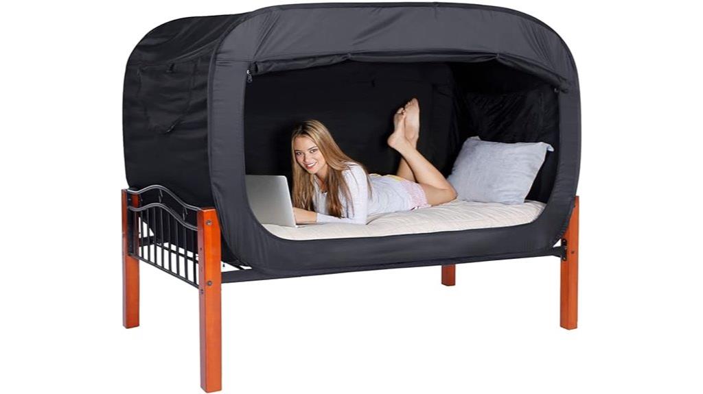 twin bed canopy tent