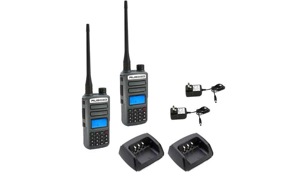 two gmrs handheld radios