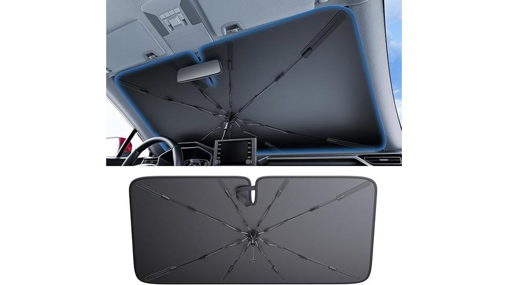universal ice shield sun shade