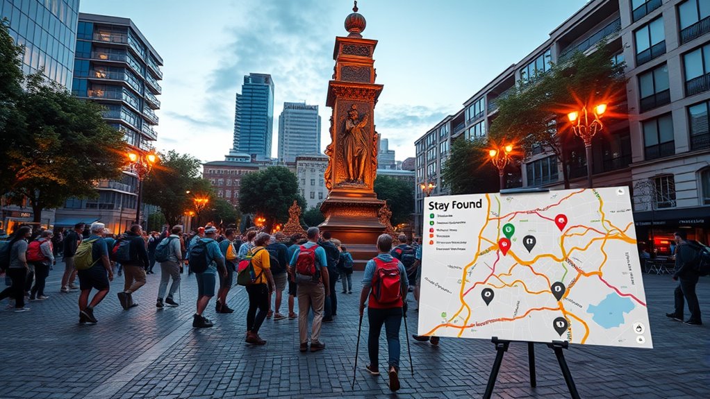 use landmarks and signals